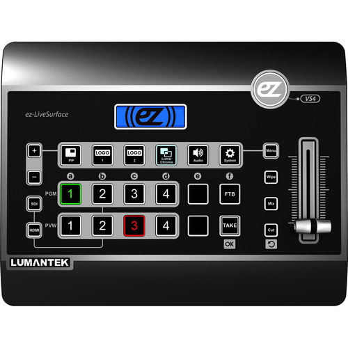 Lumantek ez-Pro VS4 4x1 Multiview Switcher for 3G-SDI and HDMI