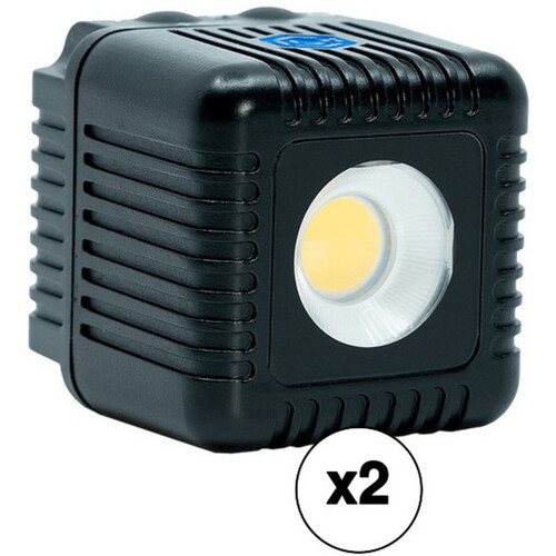 Lume Cube 2.0 Daylight-Balanced Portable LED Light (Black, 2-Pack)