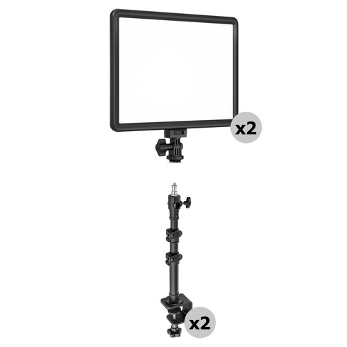 Lume Cube Studio Panel LED Bi-Color Light Live Stream Kit (2-Light Kit)