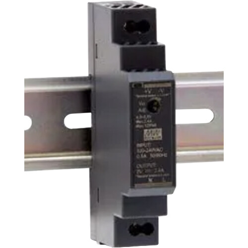 LumenRadio DIN Rail Power Supply (100-240 VAC, 24 VDC, 15W)