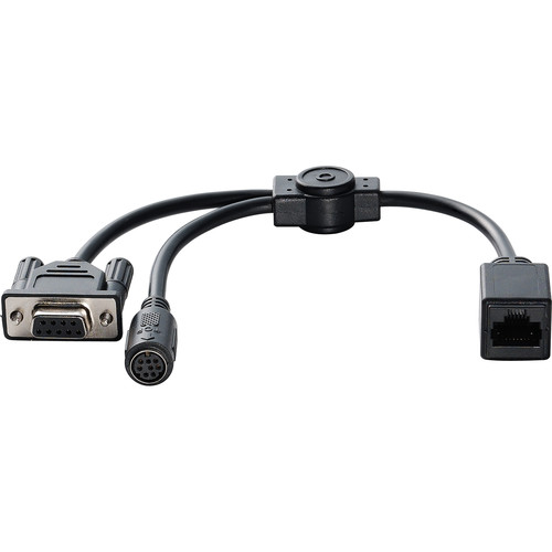 Lumens RJ45 to 9-Pin Sub-D Female and 8-Pin Mini DIN Female Y Cable for VC Cameras