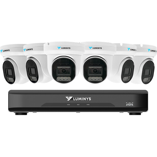 Luminys K56-8L1A2 8-Channel UHD 4K NVR with 2TB HDD & K56-8L1A2