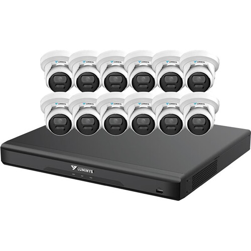 Luminys 16-Channel 5MP LumiDeterrent IP Bundle