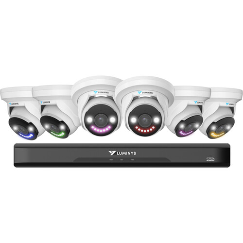 Luminys K86-8B2A4 8-Channel UHD 4K NVR with 4TB HDD & 6