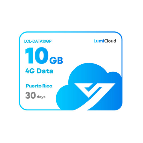 Luminys LumiCloud 4G Data Package (10GB, Monthly, Puerto Rico)