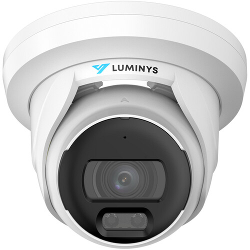 Luminys N3T-4LA2 LumiLuxSmart 4MP Outdoor Network Turret Camera with Night Vision (White)