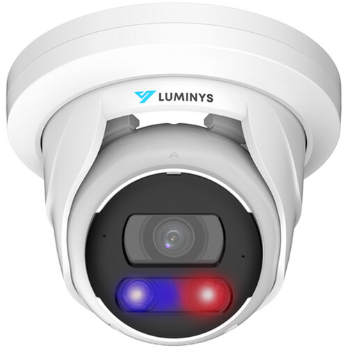 Luminys N5T-4DA2 LumiDeterrent 4MP Outdoor Network Turret Camera with Night Vision