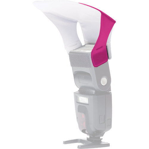 LumiQuest Pocket Bouncer with UltraStrap (Neon Pink)