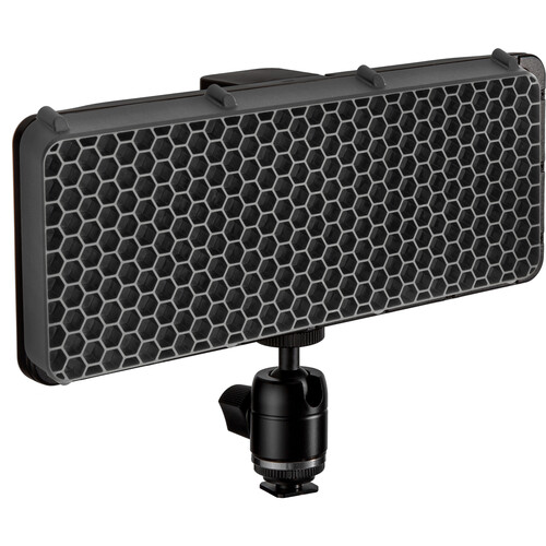 Luxli Cello² 10" On-Camera RGB LED Light Panel (with Honeycomb Grid)