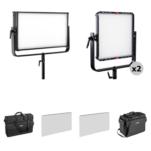 Luxli Taiko 2x1 RGB LED Light Panel Accessories Kit