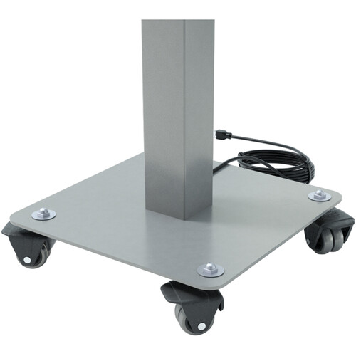 Luxor KwikBoost Wheeled Base for Freestanding Courtesy Charging Stations
