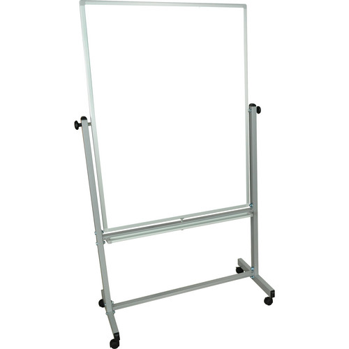 Luxor MB3648WW Mobile Magnetic Reversible Whiteboard (35.5 x 47.25")