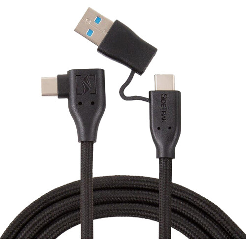 Luxor SideTrak USB-C Cable with Integrated USB-A Adapter (36")