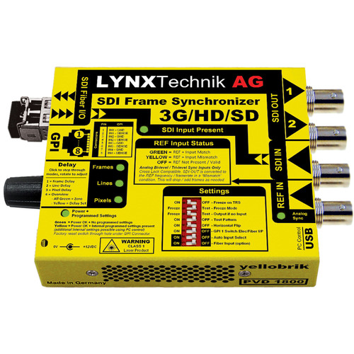 Lynx Technik AG 3G/HD/SD SDI Frame Synchronizer (3GB) PVD 1800