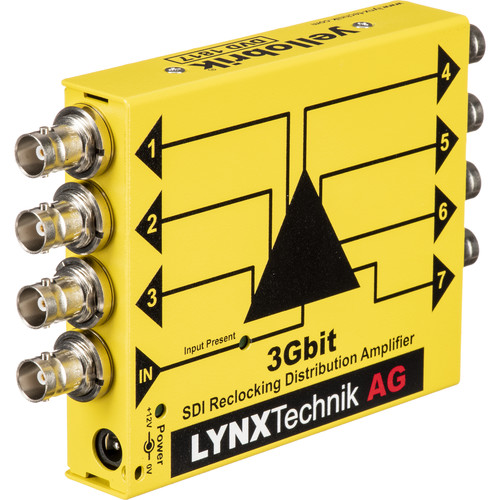 Lynx Technik AG Yellobrik DVD 1817 3Gbit 1 x 7 SDI Reclocking Distribution Amplifier
