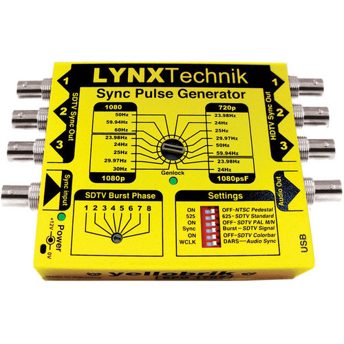 Lynx Technik AG yellobrik SPG 1707 HD / SD Sync Pulse Generator with Genlock