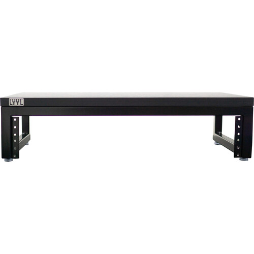 LYYL Desktop Equipment Rack Stand (2 RU, Black)