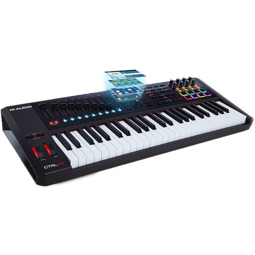 M-Audio CTRL 49 - Keyboard and MIDI Controller with Mackie/HUI Control