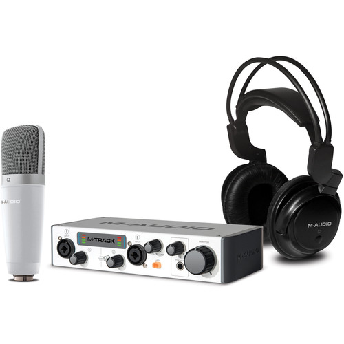 M-Audio Vocal Studio Pro II Bundle with USB Audio Interface, Microphone, Headphones, & Software