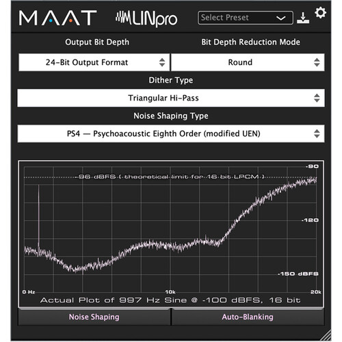 MAAT LINpro Dithering Engine Audio Plug-In