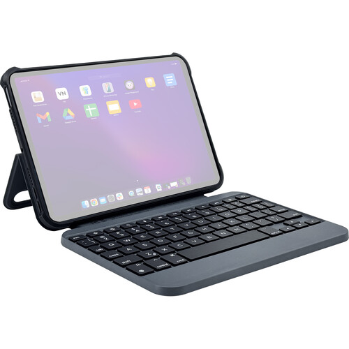 Macally Keyboard Folio Case for iPad mini A17 Pro and 6th Gen
