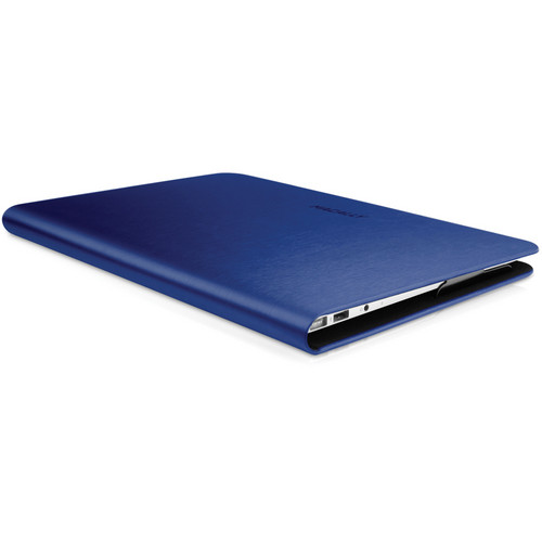 Macally Slim Folio Case for 13" Macbook Air (Navy Blue)