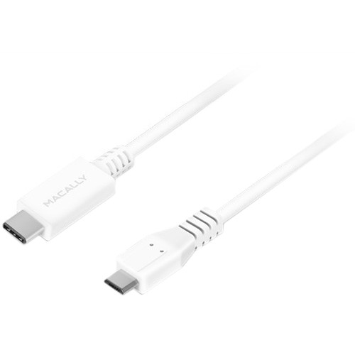 Macally USB 2.0 Type-C Male to Micro-USB Type-A Male Charge & Sync Cable (3')