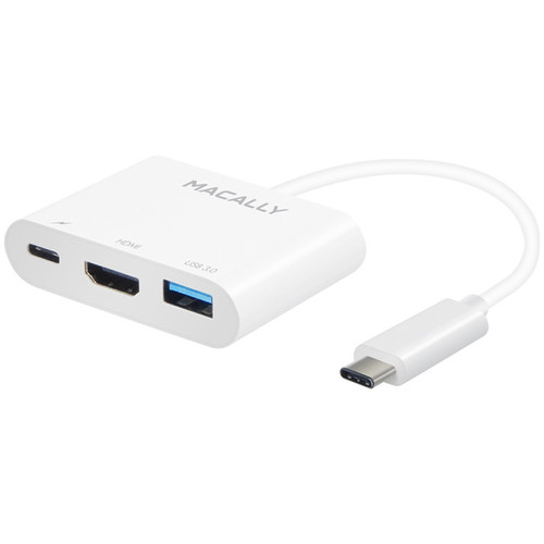 Macally USB Type-C to HDMI 3-in-1 Multiport Adapter