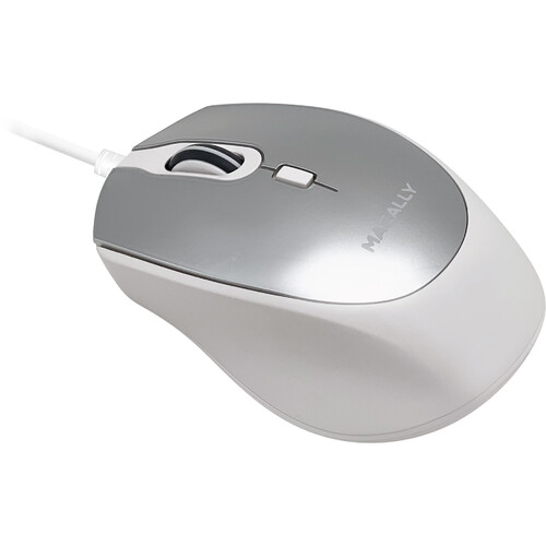Macally USB-C Wired Mouse with Scroll (Aluminum)
