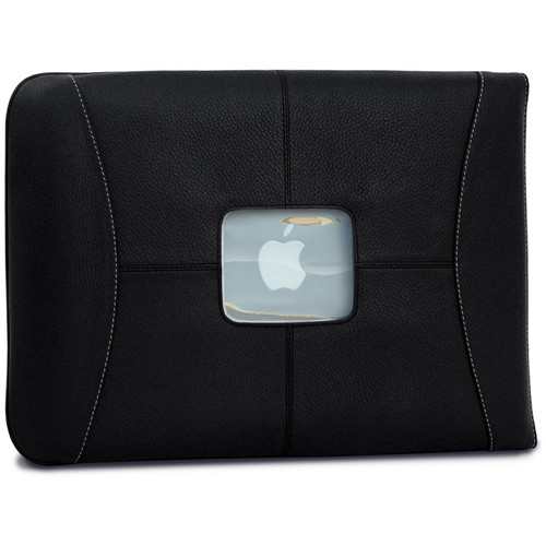 MacCase Premium Leather Sleeve for MacBook 12" (Black)