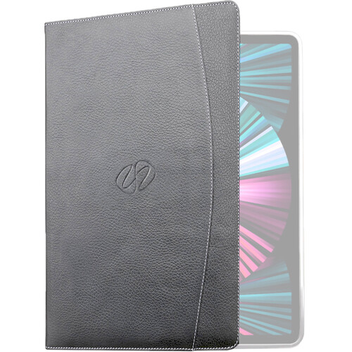MacCase Leather Folio Case for 12.9" iPad Pro Gen 5 and 6 (Black)