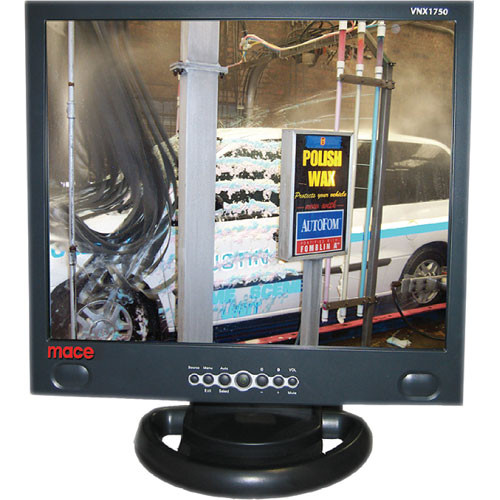 Mace 17" LCD CLR MONITOR w/1 CH AUDIO INPUT
