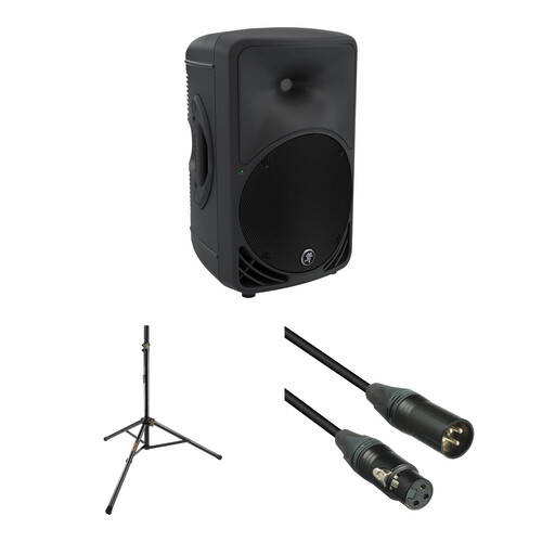 Mackie 1000W HD Portable Powered Loudspeaker with Speaker Stand and XLR Cable