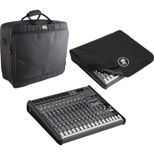 Mackie ProFX16 16-Channel Mixer with Bag and Cover Kit