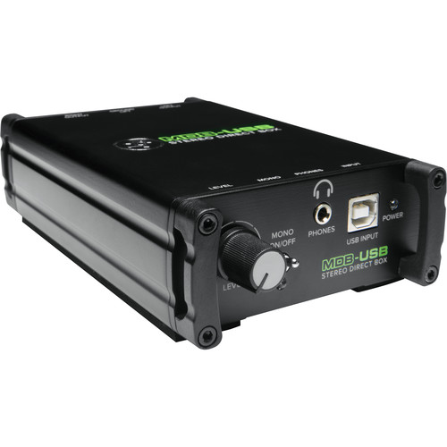 Mackie MDB-USB Stereo DAC Direct Box MDB-USB B&H Photo Video