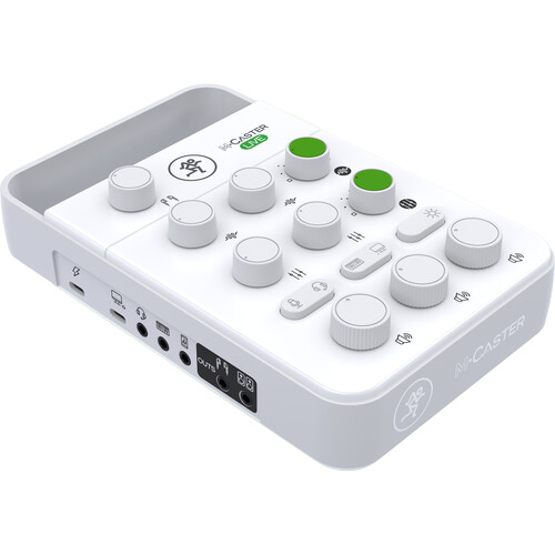 Mackie MCaster Live Portable Streaming Mixer (White)
