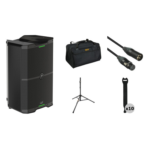 Mackie SRM210 V-Class 2000W 10" Active Loudspeaker PA System Kit