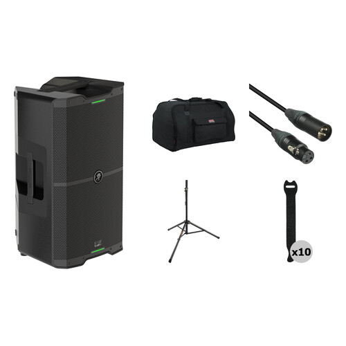 Mackie SRM212 V-Class 2000W 12" Active Loudspeaker PA System Kit