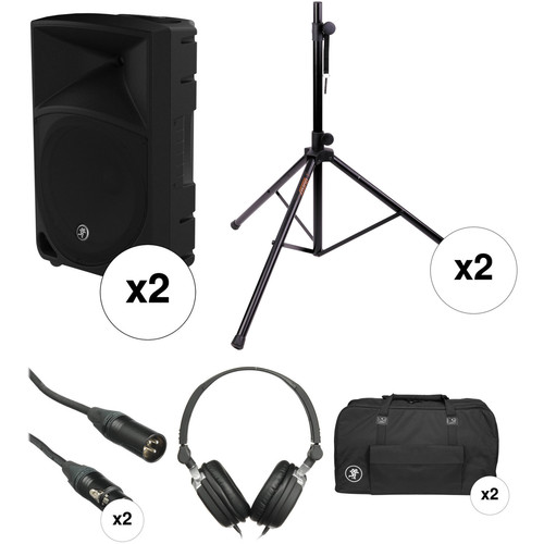 Mackie Pair of Thump12 12" Powered Loudspeakers DJ Gig Kit