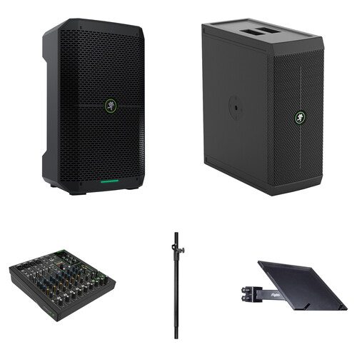 Mackie Thump Go and ProFX 8" Battery-Powered Portable PA System Kit