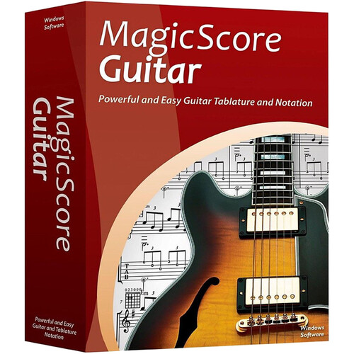 Maestro Music Software MagicScore Guitar 8 Guitar Tab Music Composition and Notation Software (Download)