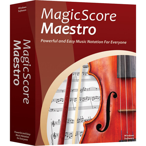 Maestro Music Software MagicScore Maestro 8 Music Composition and Notation Software (Download)