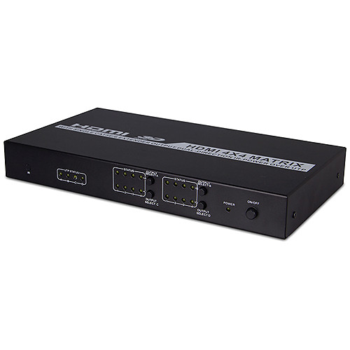 MagiCue MAQ-MAX-HM404A Maxim Pro 4 x 4 HDMI Matrix Extender over CAT5e/6 Cable