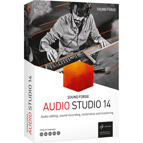 MAGIX SOUND FORGE Audio Studio 14 Audio Editing Software (Academic, Download)