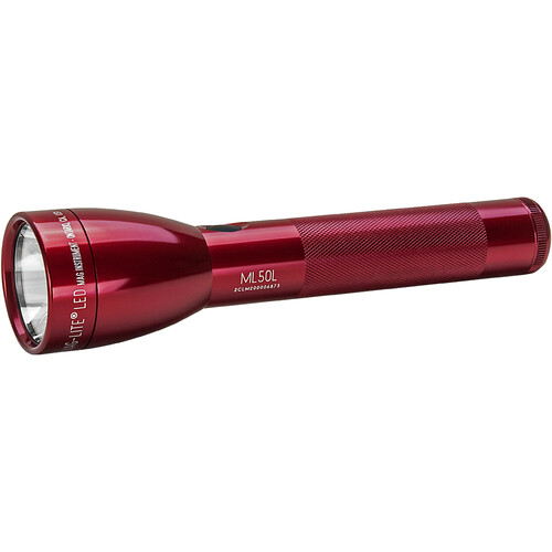 Maglite ML50L 2-Cell C LED Flashlight 2021 (Red) ML50L-S2035 B&H