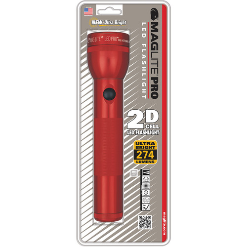 Maglite Pro LED Flashlight (Red)