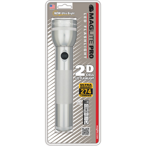 Maglite Pro LED Flashlight (Silver)