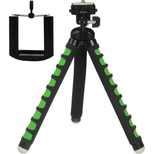 Magnus Bendable Tabletop Tripod with Smartphone Mount (Green)