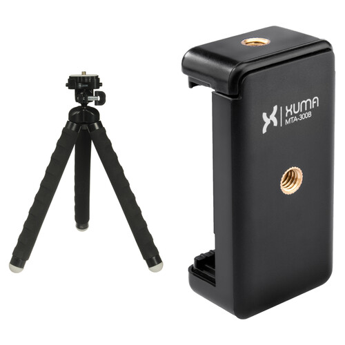 Magnus Bendable Tabletop Tripod with Smartphone Mount (Black)