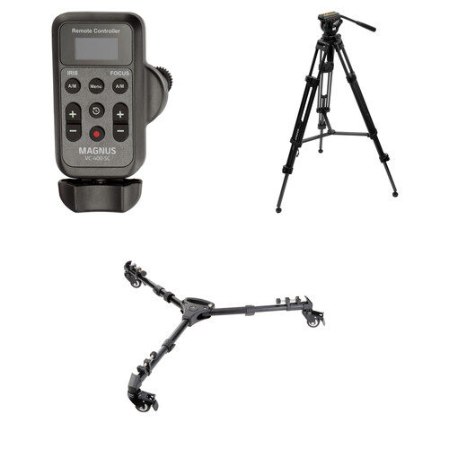 Magnus Wireless LANC Controller with VT-4000 Tripod and Dolly Kit